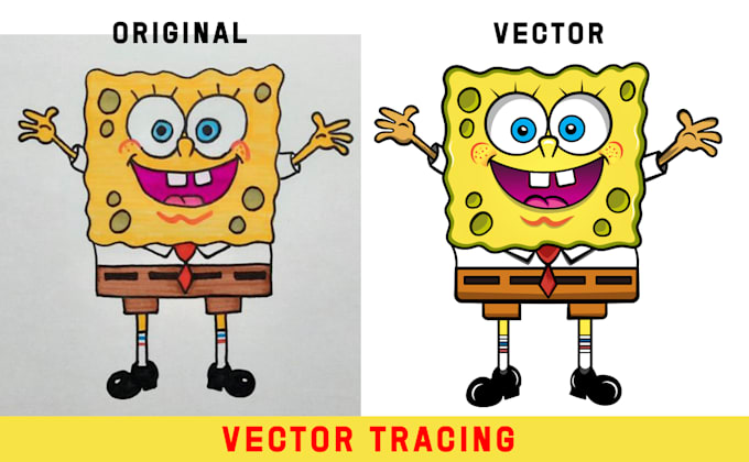 convert your sketch or drawing to vector digital art logo