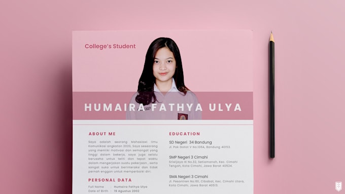create a professional and unique resume design