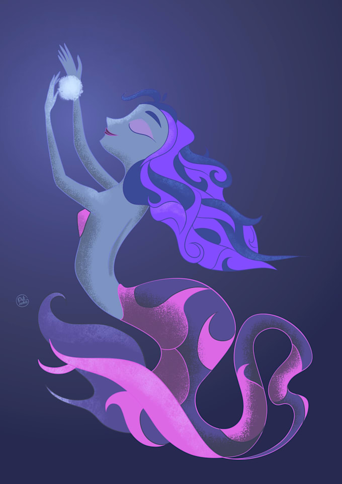 do a creative children illustration