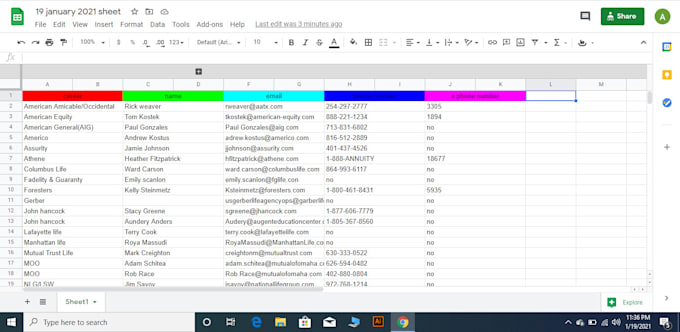 be your  google and excel sheet expert