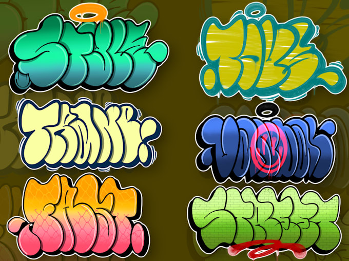 make design throw up graffiti concept for your logo or brand