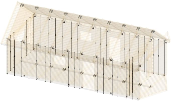 do steel and concrete structural 3d revit model or auto cad