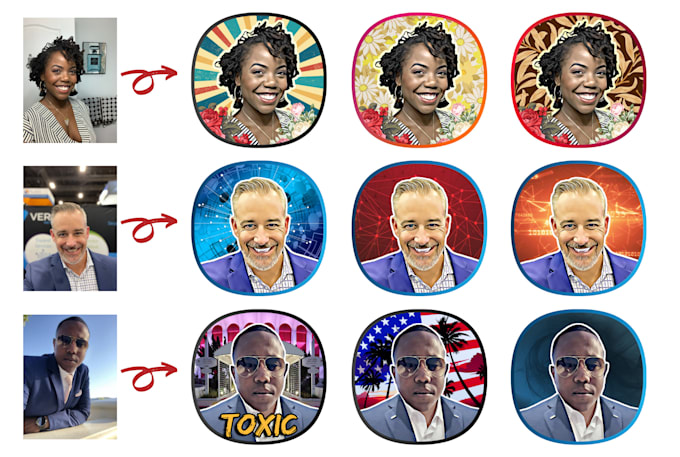 create a cartoon clubhouse profile picture avatar