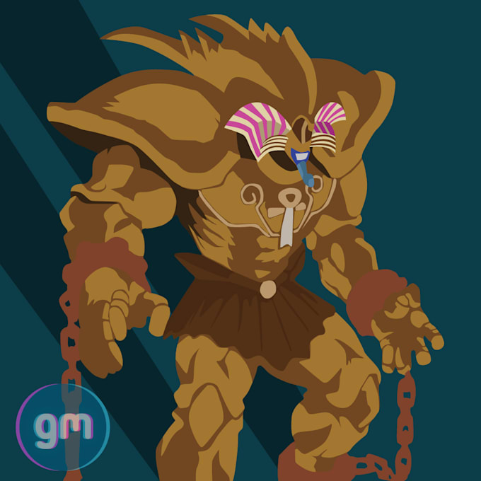 Create a vector minimalist anime wallpaper or poster by Manolo7 | Fiverr