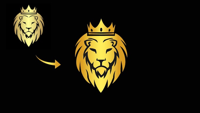 redraw raster designs and logo into a vector file format
