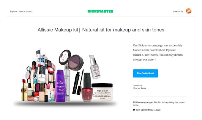 create your kickstarter indiegogo gofundme crowdfunding page