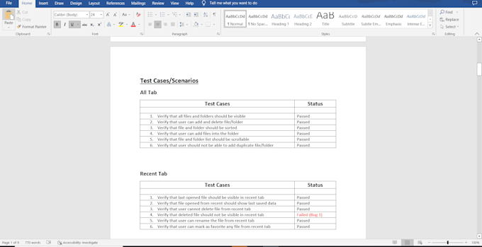 do website testing and provide quality feedback within a day