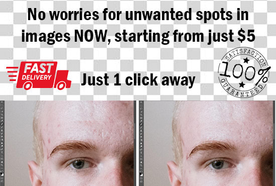 remove spots from any image and clarify any blurred image