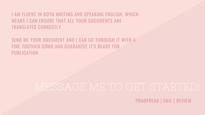 ensure your english translation is correct