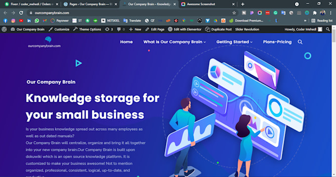 expertly customize wordpress, wix, websites, PHP, HTML, CSS bugs