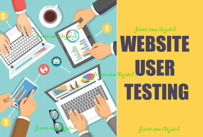 test your website to find problems with users experience