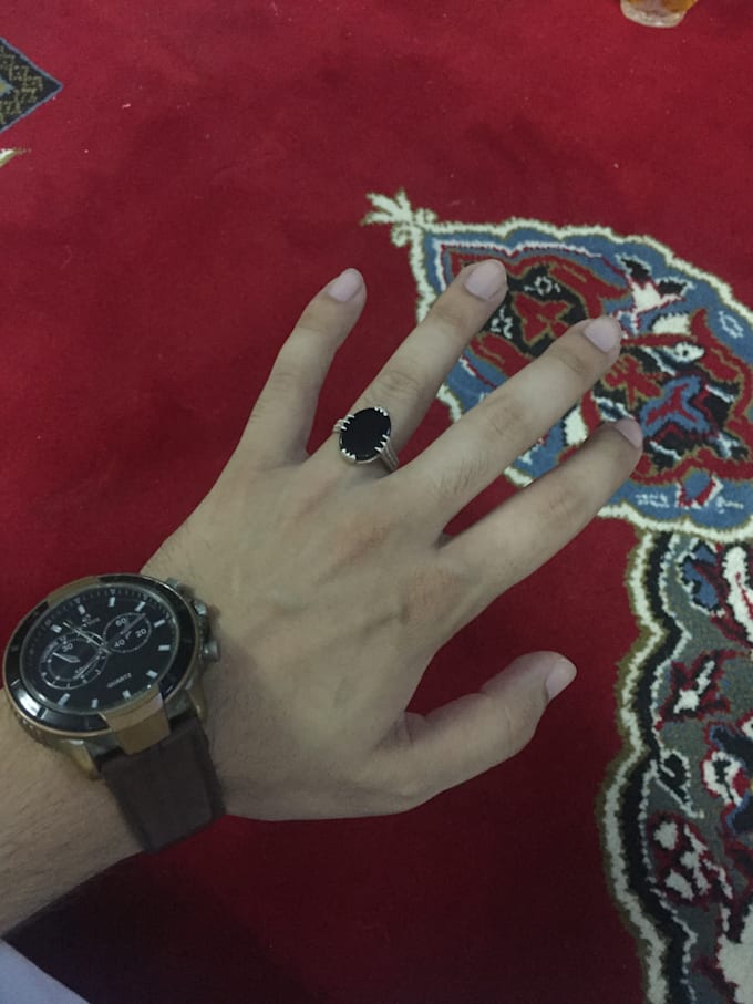 hand model and edit the pictures of the products