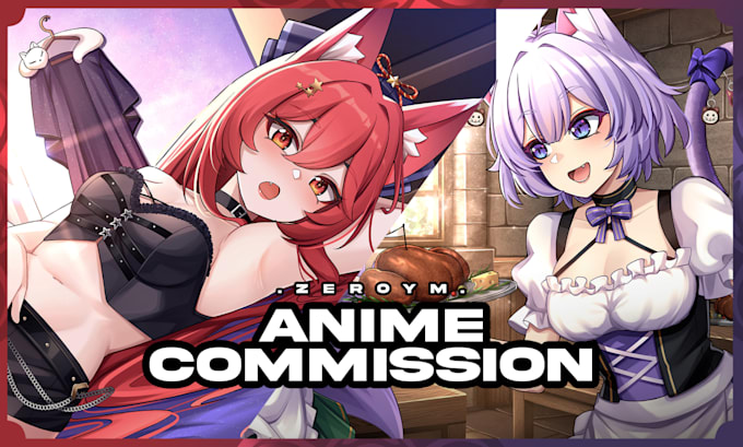 draw your oc, fanart, and vtuber character in my anime style