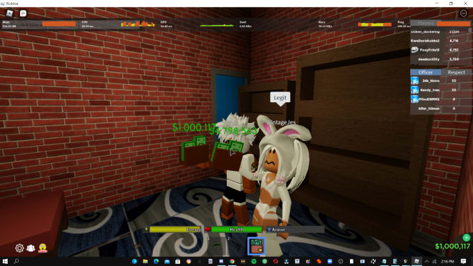Give You Da Hood Cash By Natsu2trappy Fiverr - hwo to pick up people in roblox in da hood