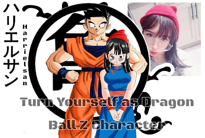 professionally draw you as dragon ball z character