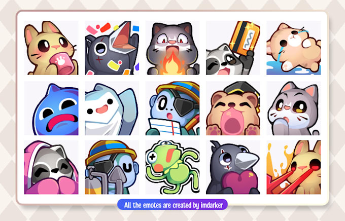 make mascot twitch emotes and sub badges