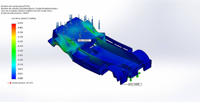 Do finite element analysis fea on solidworks by Masgonzalez | Fiverr