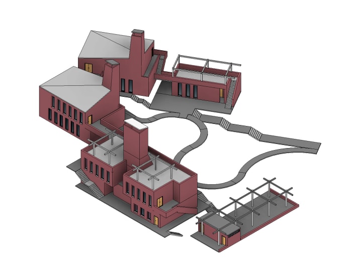 convert 2d plans to 3d model in revit
