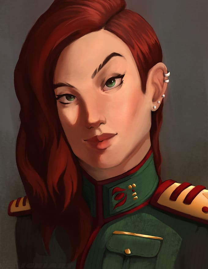 draw a character illustration for you
