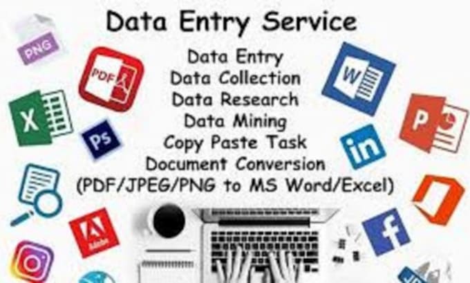 do data research, data entry for you