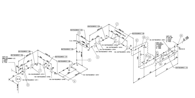 create piping isometric drawing