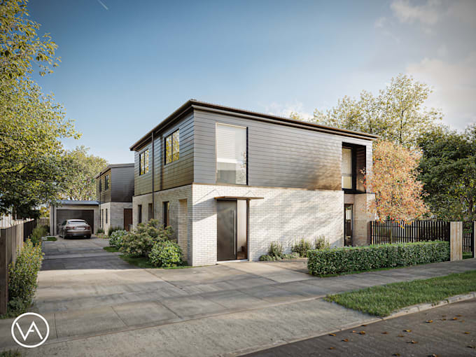 create 4k architectural exterior renders that help sell your project