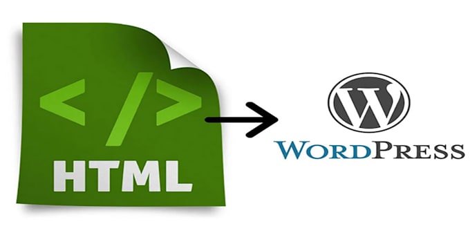 convert html template to wordpress theme