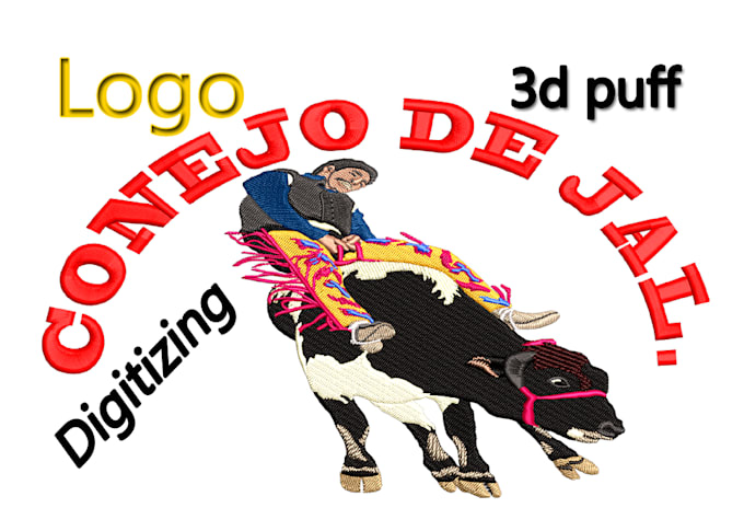embroidery digitizing, 3d puff, flat, convert to dst, pes, jef, vp3, dsb in 1hr