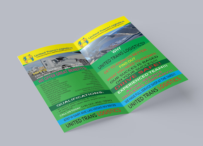 design a flat flyer