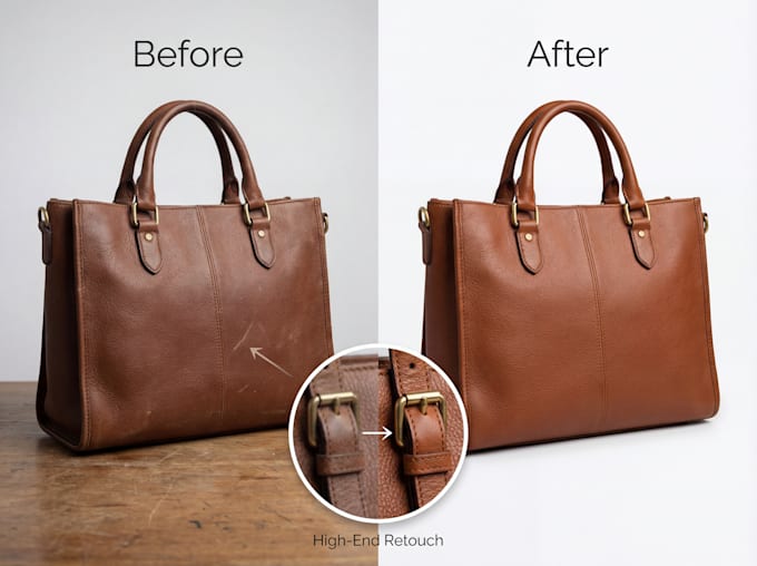 do high end photo retouching for product and brand images