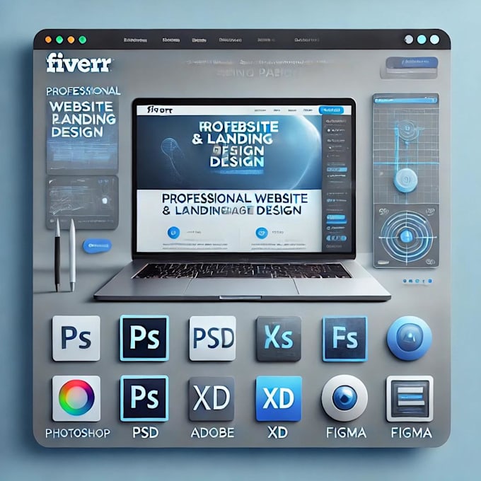 design professional web templates and landing pages in PSD