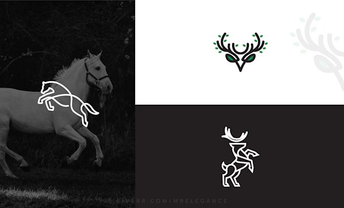 design unique minimalist line art logo design