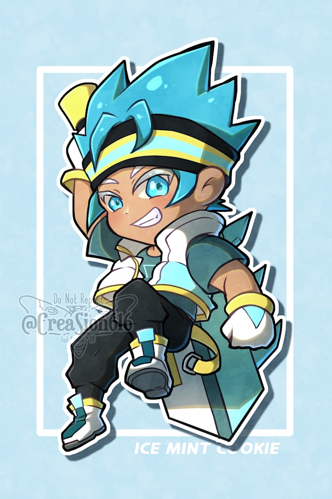 draw customizable chibi art for you