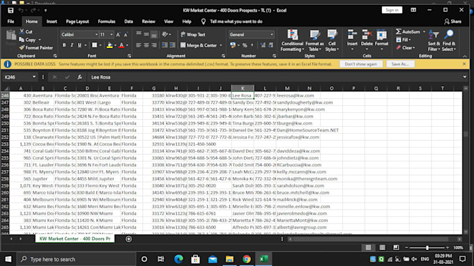 be your data entry operator