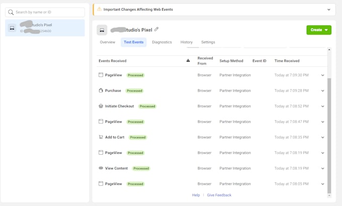 setup or fix facebook pixel, conversion API and catalog