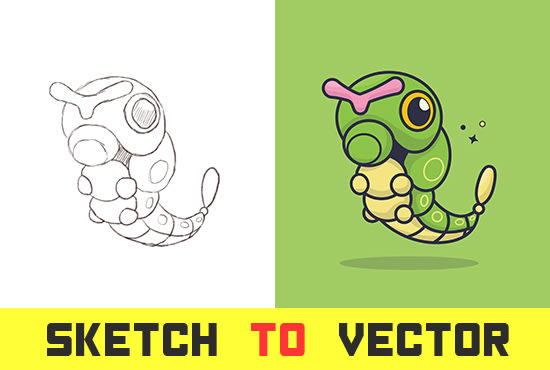 vectorize,convert image or sketch to vector