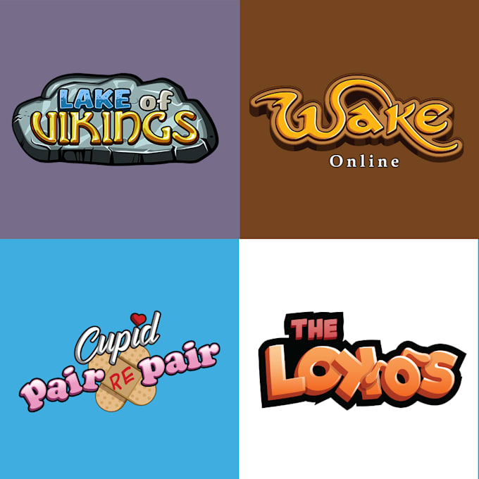 design your game an unique and original logo