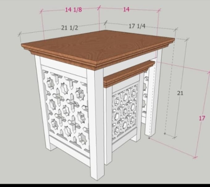 design custom furniture with cutlist and realistic 3d render