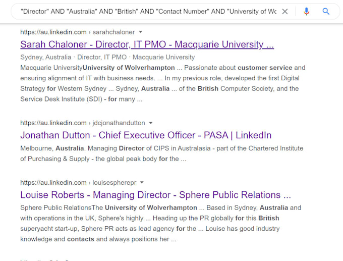 do research for lead generation