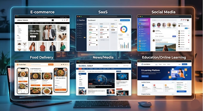 do all full stack web development frontend and backend , nextjs , laravel
