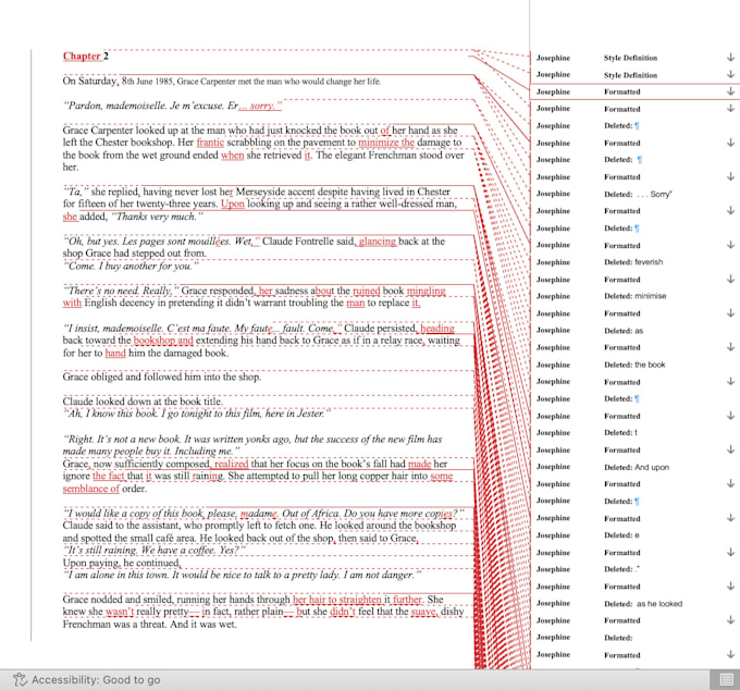 deliver expert line editing and copy editing for your book, novel, or manuscript