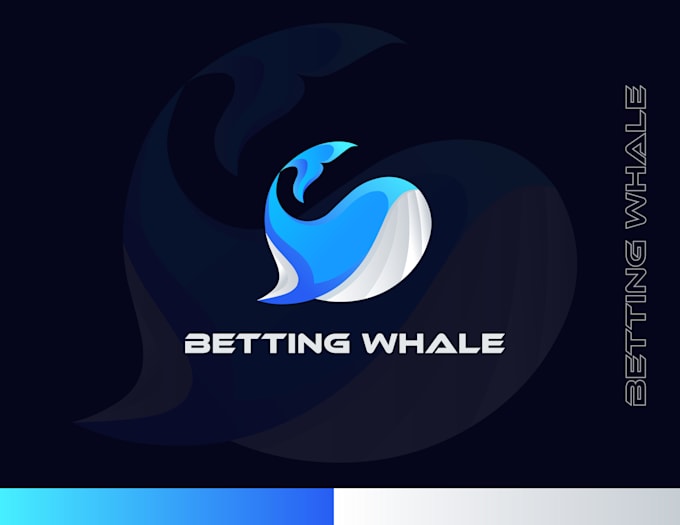 design minimalistic gradient logo with social media and branding kit
