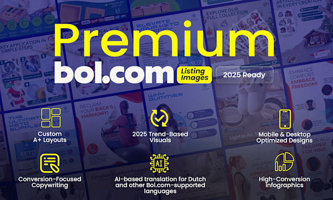 design bol product listing infographics