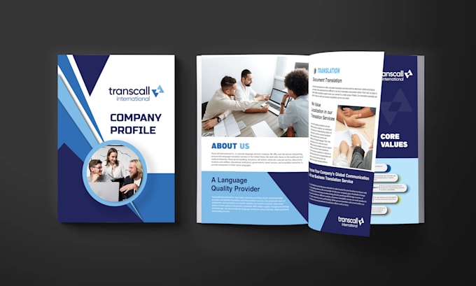 do company profile, business proposal, bifold and trifold, brochure design