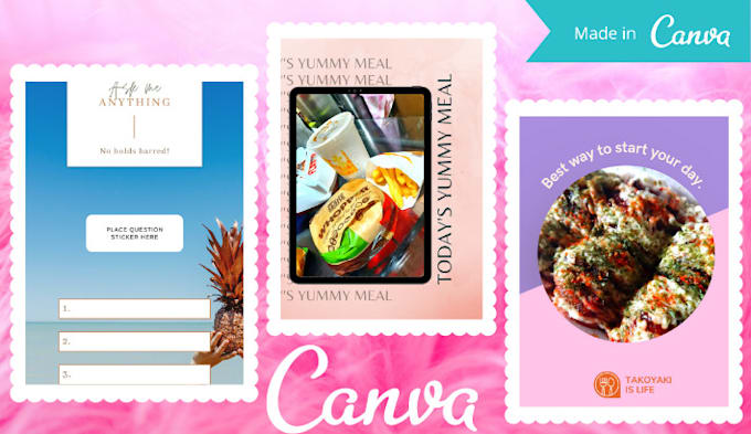design instagram post and stories in canva