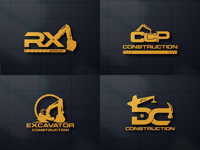 create brand new real estate, minimal and construction logo