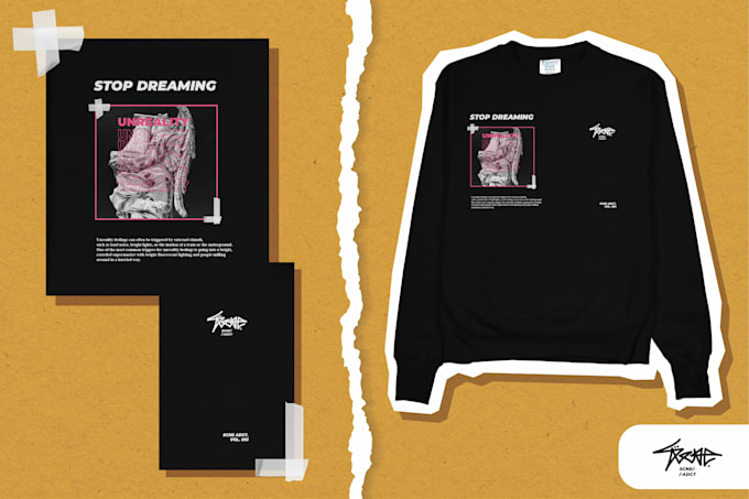 create custom streetwear clothing fashion design in 24 hours