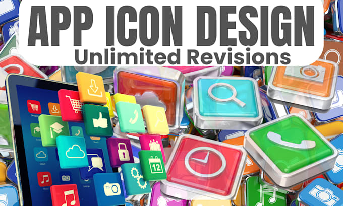 create custom mobile app icon for android and ios apps
