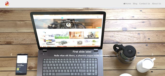be your front end web developer with responsive design