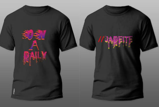 create an amazing customized typographic tshirt design